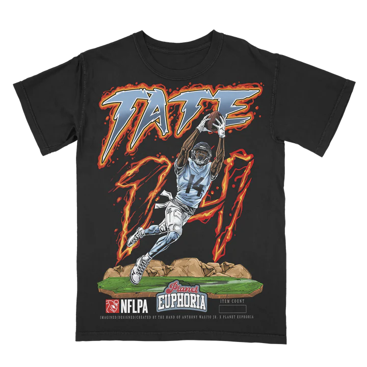 Hand-drawn Carnell Tate graphic tee