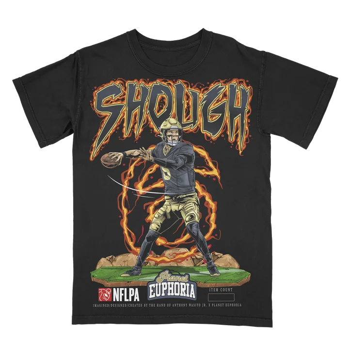 Hand-drawn Tyler Shough graphic tee