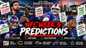 NFL Week 5: Will the Bears Win Without Caleb Williams?